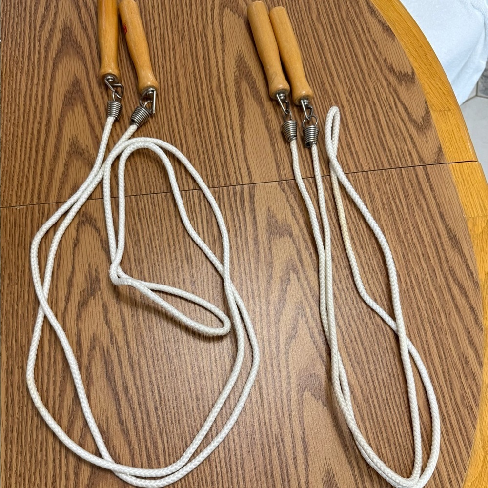 Wooden Handle Jump Ropes…6’8” & 9’